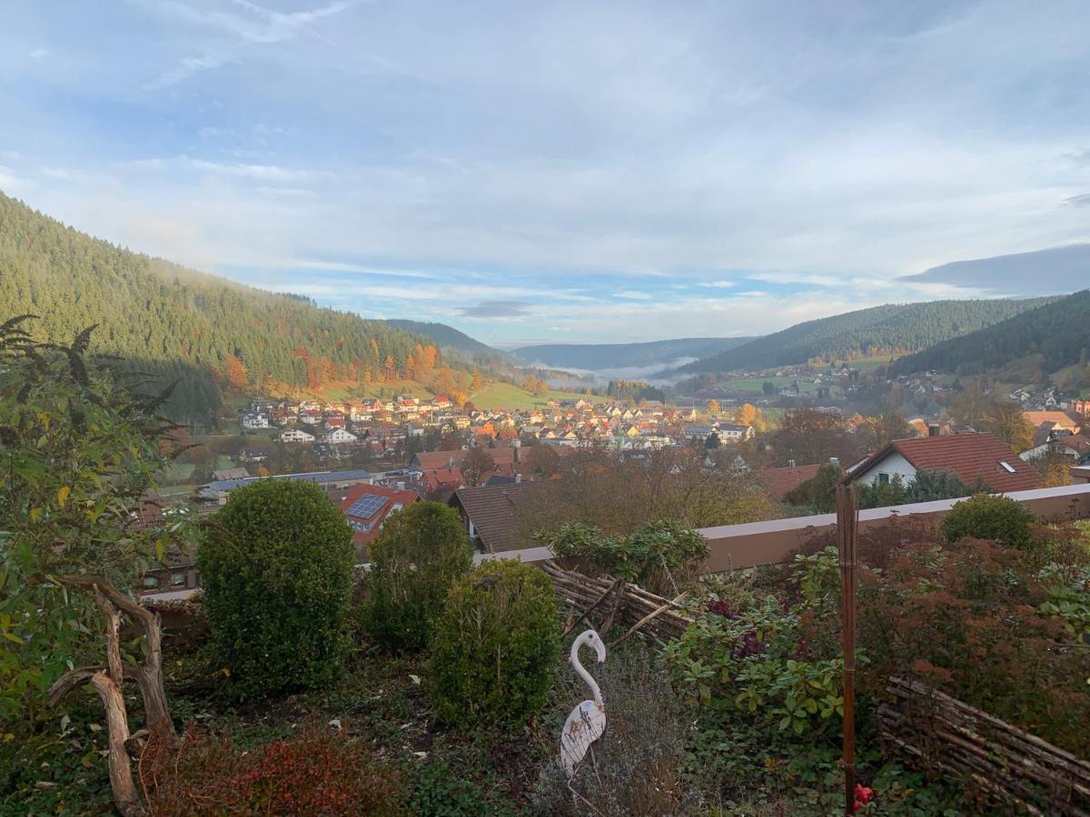 Appartement Mit Herrlicher Aussicht Uebers Murgtal Baiersbronn Exterior photo