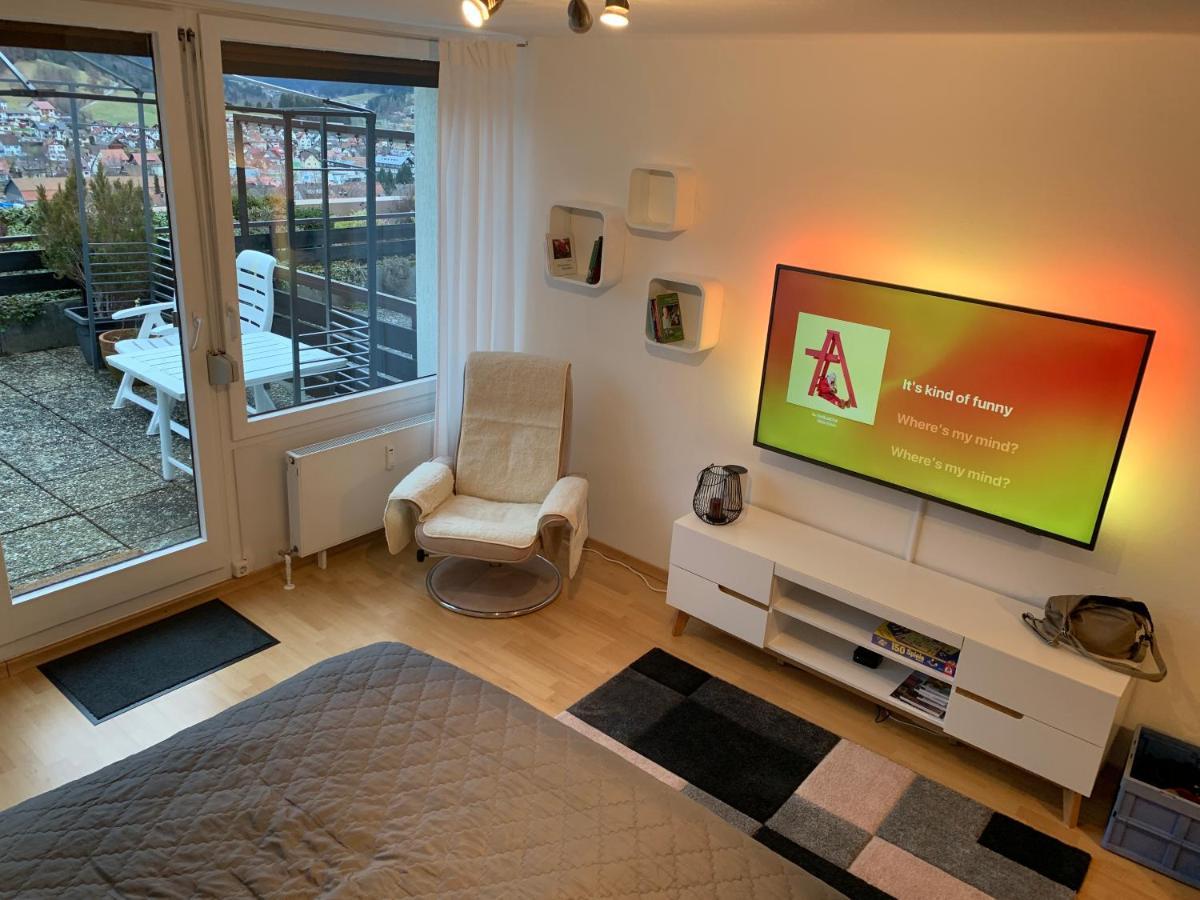 Appartement Mit Herrlicher Aussicht Uebers Murgtal Baiersbronn Exterior photo